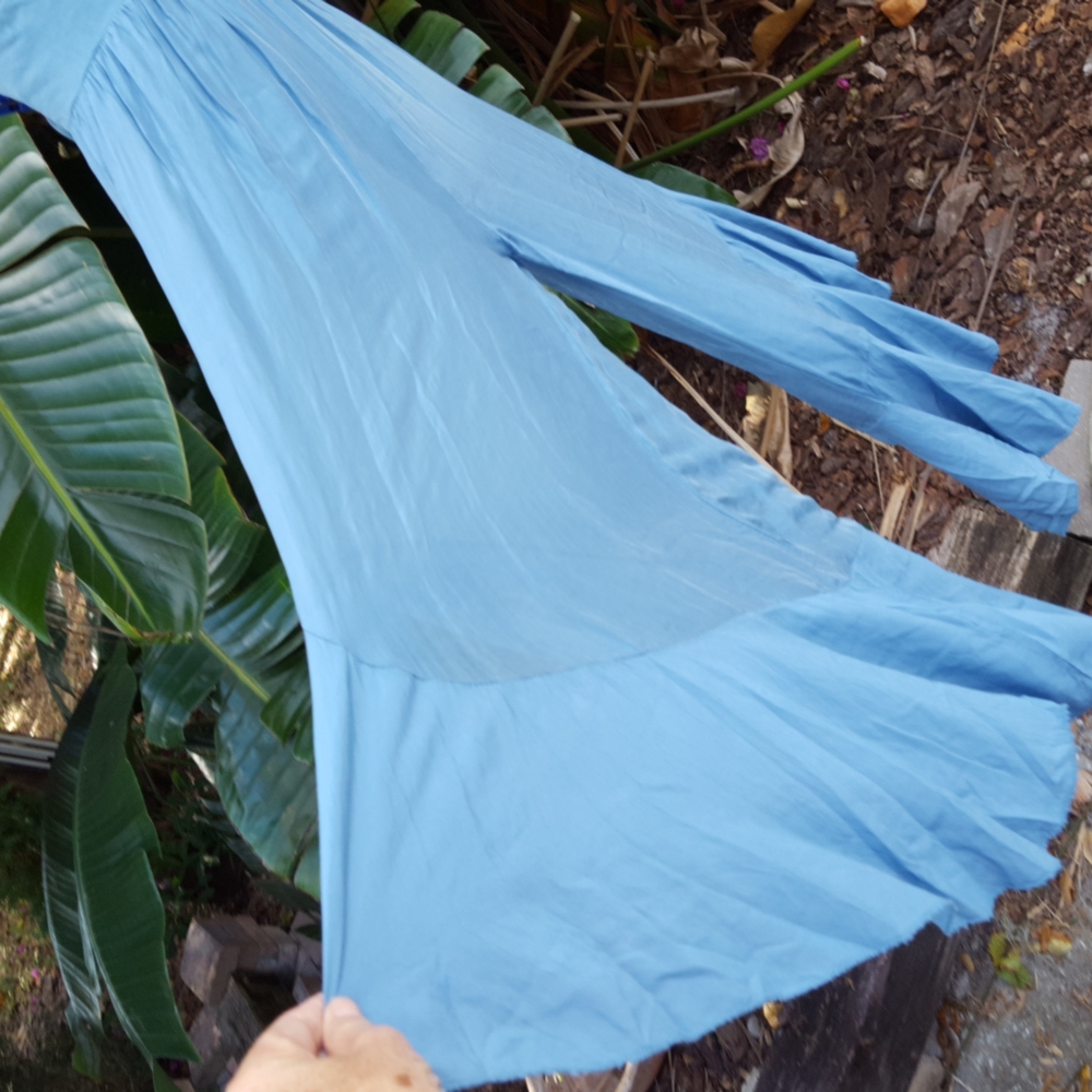 Italian silk wide leg ruffle assymetric pants